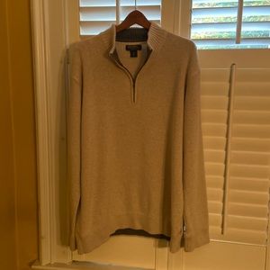 Eddie Bauer Men’s 100% Cotton Quarter-zip Sweater